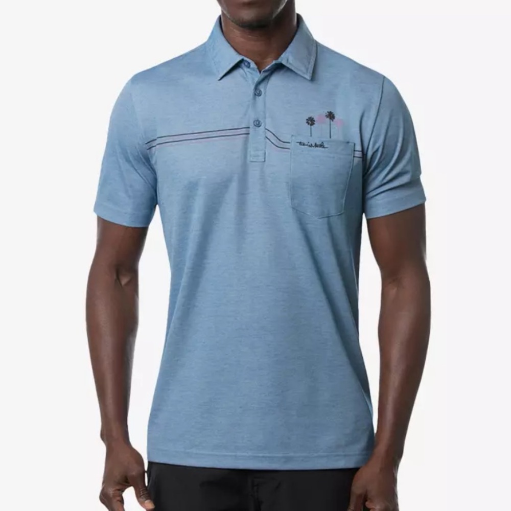 Travis Mathew Blue Men's Polo/golf Shirt size M